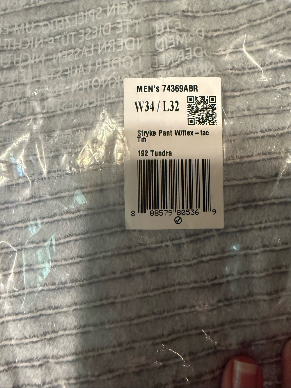 Men's Stryke Pant W/flex in Tundra (W34 L32)